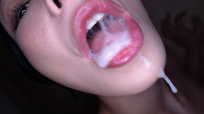 ごっくん淫語 耳元で聞く、ネバスペと喉越しごっくんのエロい音　藤木紗英　サンプル画像10